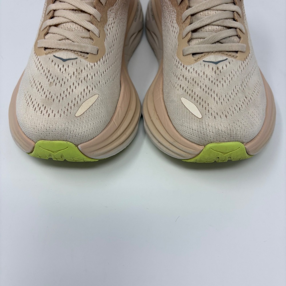 Hoka Bondi 8 Women's Size 7 Cream Orange Athletic Running Shoes 1127952 CMV - Picture 4 of 8
